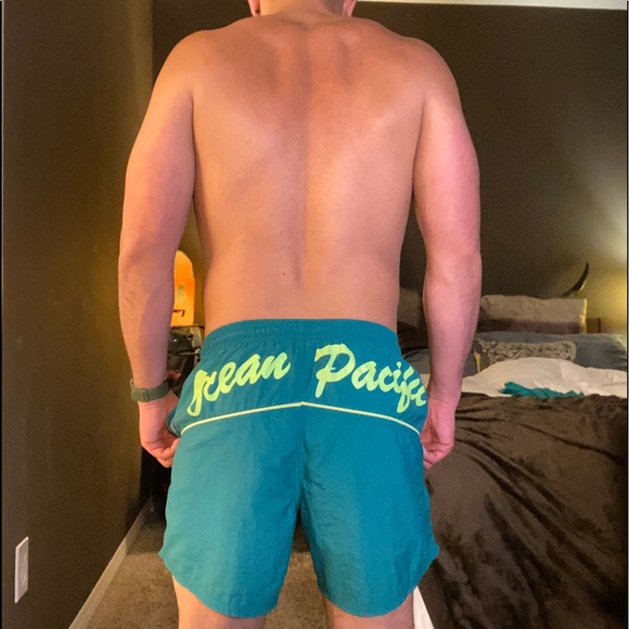Vintage Retro Ocean Pacific Men’s Trunks Small - Picture 6 of 12
